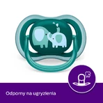 Avent Ultra Air, пустушка, силіконова, симетрична, хлопчик, SCF349/18, від 18 місяців, 2 шт.: ціни та характеристики