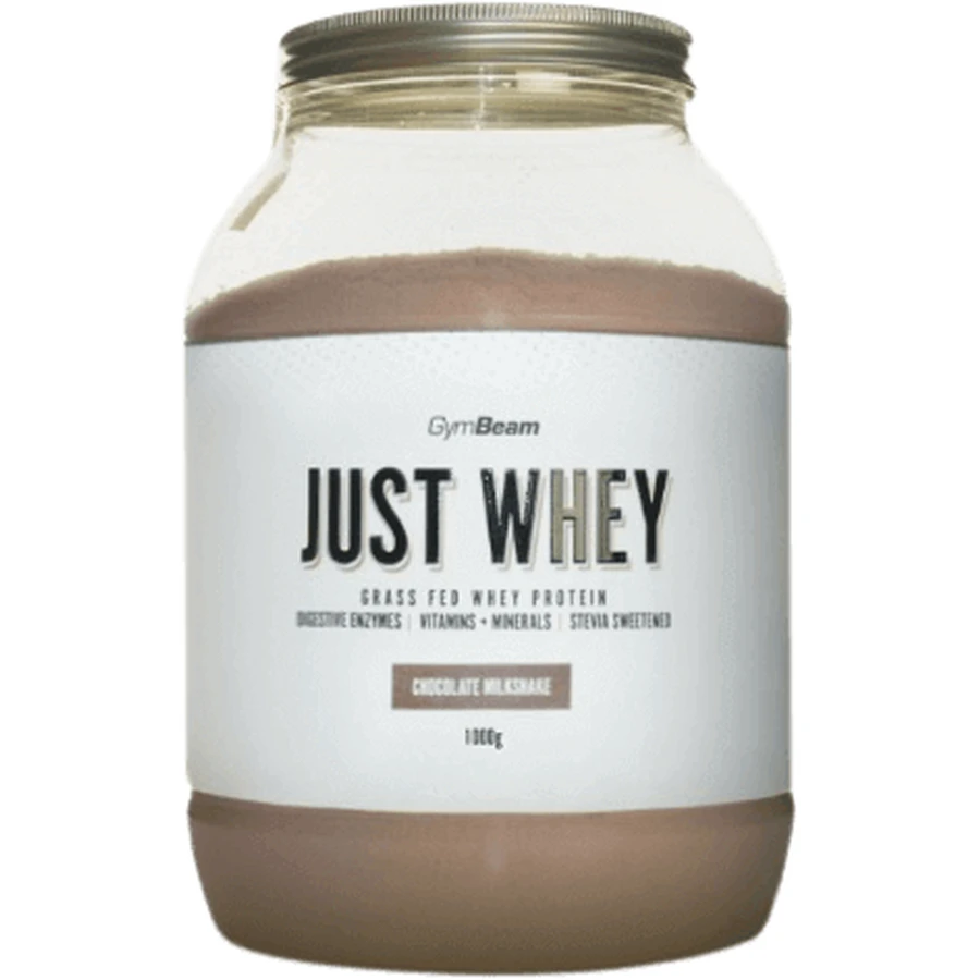 Шоколадний молочний коктейль GymBeam Just Whey 1000 г: ціни та характеристики