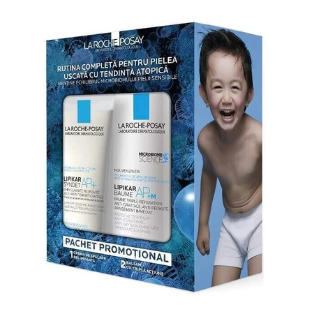 La Roche-Posay Lipikar Baume AP+M Бальзам, 400 мл + Syndet AP+ Крем против раздражения, 200 мл: цены и характеристики
