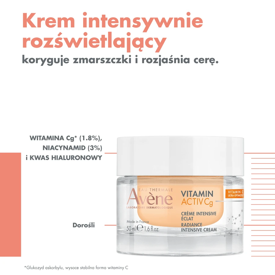 Avene Vitamin Activ Cg Интенсивный осветляющий крем, 50 мл: цены и характеристики