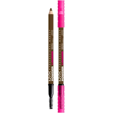 NYX Professional Makeup Powder Louder Brow Pencil Пудровый карандаш для бровей, мягкий коричневый: цены и характеристики