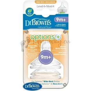DR.BROWNS CUMLIKY OPTIONS+ NARROW LEVEL 4 1×2 шт, пустушки