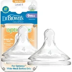 DR.BROWNS CUMLIKY OPTIONS+ NARROW LEVEL 4 1×2 шт, пустушки: ціни та характеристики