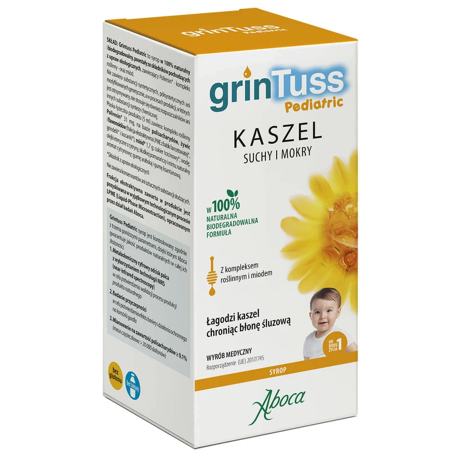 GrinTuss Дитячий сироп для дітей від 1 року, 128 г: ціни та характеристики
