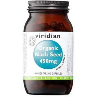 Viridian Organic Black Seed 450 мг, 90 капсул