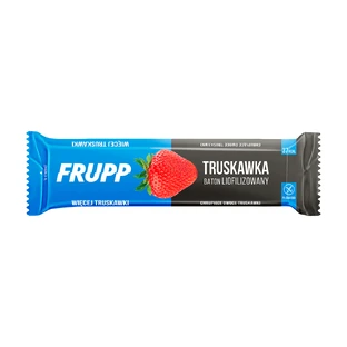 Батончик Frupp Strawkawka, сублимированный, клубника, без сахара, 10 г