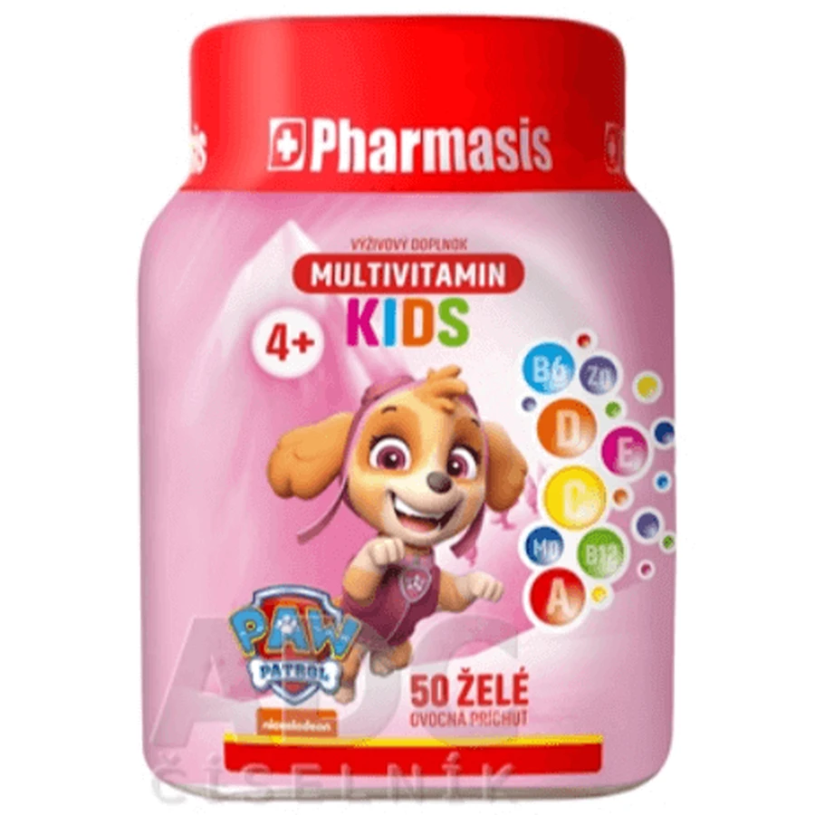 Фармасіс Полівітамінний дитячий Paw Patrol Paw Patrol - рожевий 50 шт.: ціни та характеристики