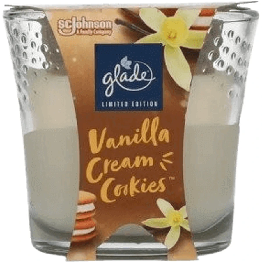Печиво Glade Vanilia Cream, Ароматична свічка 112 г: ціни та характеристики
