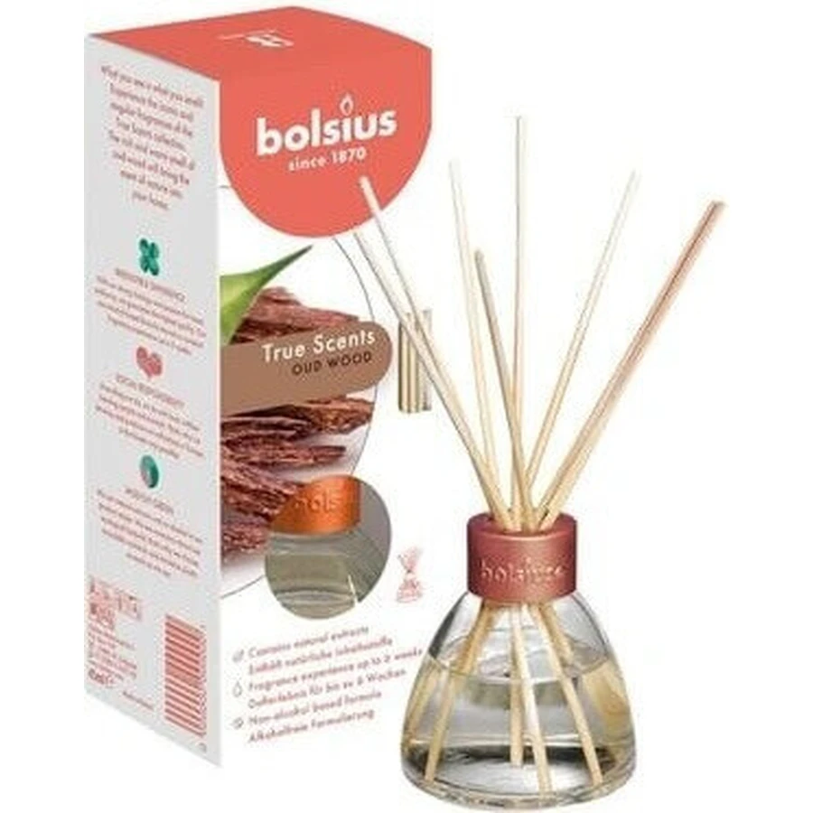 Дифузор Bolsius Aromatic 2.0 Diffuser Удська деревина 1×45 мл, ароматичний дифузор з агарним деревом: ціни та характеристики