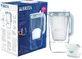 Чайник з фільтром Brita One, фільтр MX PRO, скло/білий 2,5 л