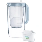 Чайник з фільтром Brita One, фільтр MX PRO, скло/білий 2,5 л: ціни та характеристики