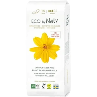 Eco by Naty Женские ECO Woolies Normal 14 шт.