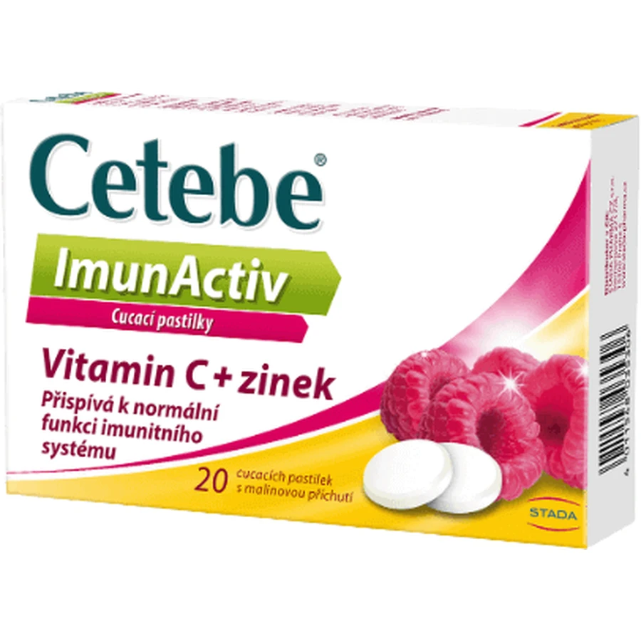 Cetebe Imunactiv малина 20 пастилок: ціни та характеристики