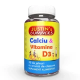 Желейні пастилки Justins Кальцій + Вітамін D3, 30 шт, Justin Pharma