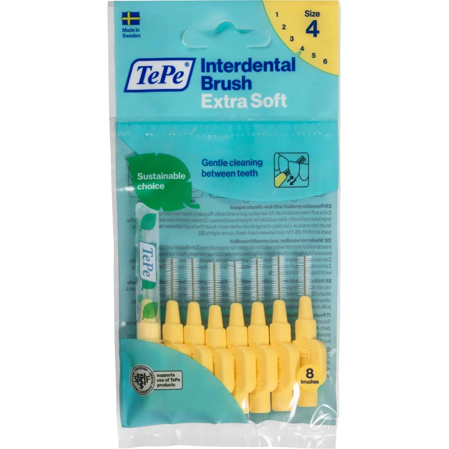 Щітки міжзубні TePe Extra Soft Italian 0,7 мм 8 шт.: ціни та характеристики