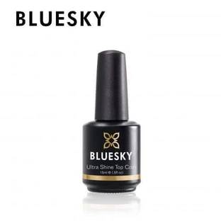 Верхнє покриття Напівстійкий лак для нігтів Bluesky Ultra Shine 15 мл