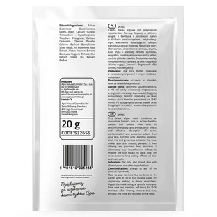 Apis Professional Detox, детоксикуюча водоростева маска, 20 г