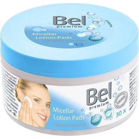 Bel Lotion Pads морские минералы 1×30 шт, увлажненные косметические тампоны: цены и характеристики