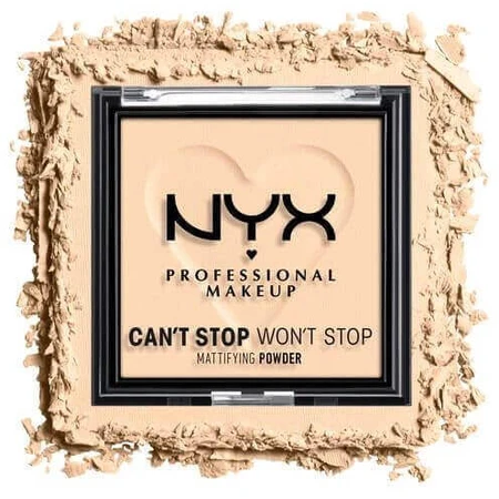 Компактна матуюча пудра NYX Professional Makeup Can't Stop Won't Stop Mattifying Powder - відтінок 01 Fair 6 г: ціни та характеристики