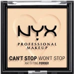 Компактна матуюча пудра NYX Professional Makeup Can't Stop Won't Stop Mattifying Powder - відтінок 01 Fair 6 г: ціни та характеристики