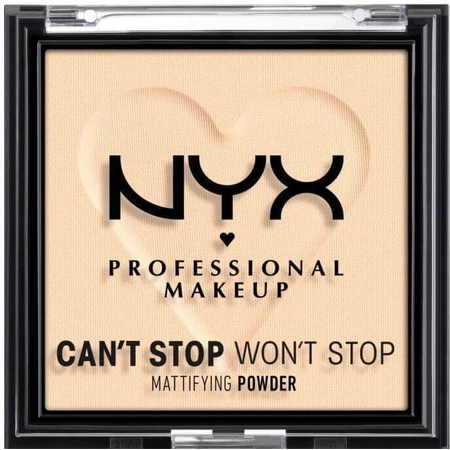 Компактна матуюча пудра NYX Professional Makeup Can't Stop Won't Stop Mattifying Powder - відтінок 01 Fair 6 г: ціни та характеристики