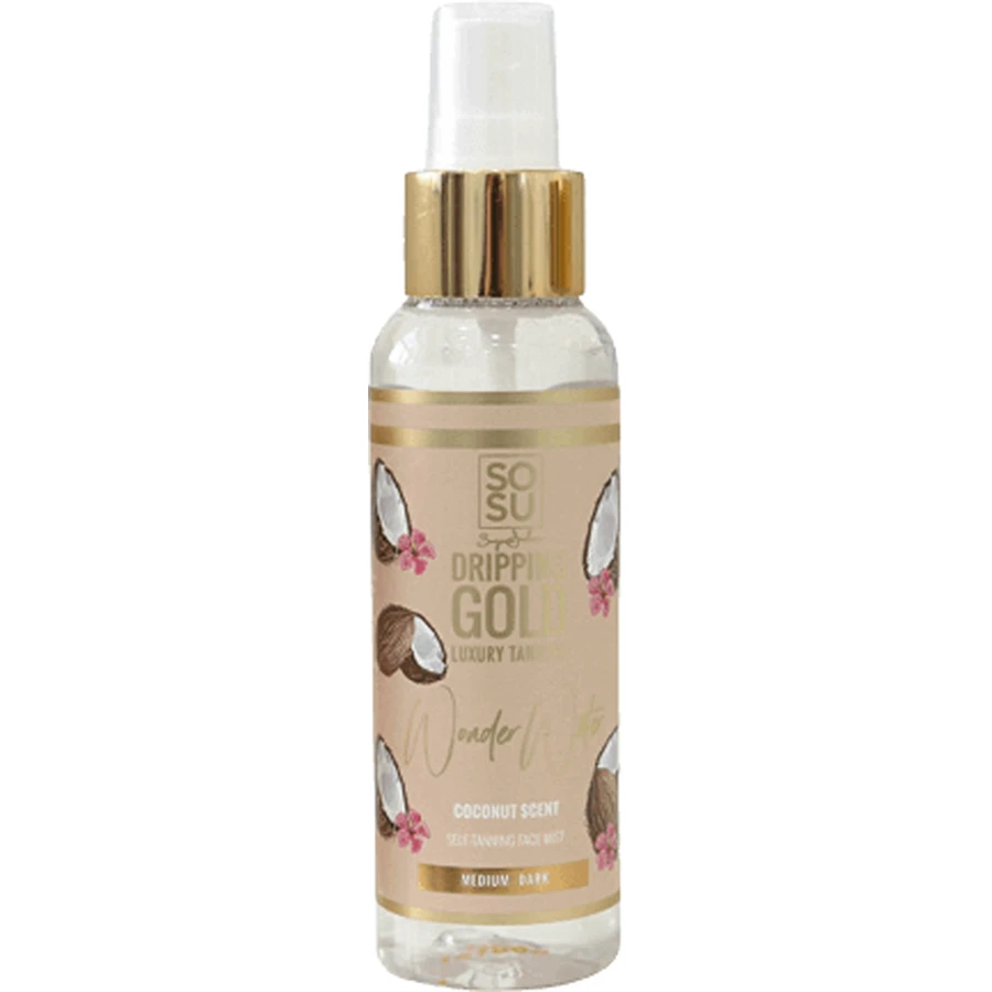 SOSU Cosmetics Self-tanning Mist Dripping Gold Wonder Water Coconut Coconut Medium/Dark 100 мл: цены и характеристики