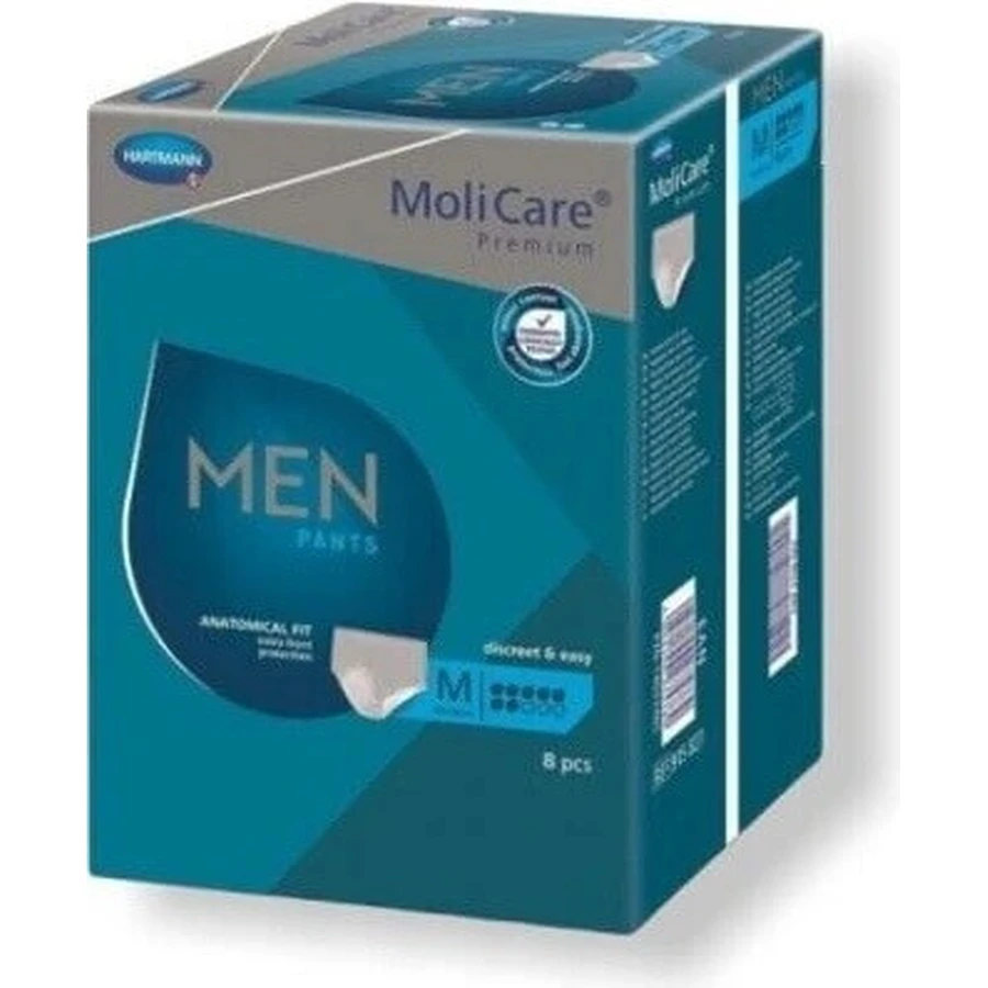 MOLICARE PREMIUM MEN PANTS 5KV. M 1×8шт, брюки от недержания: цены и характеристики