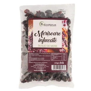 Журавлина, настояна на яблучному соку, 150 г, Econatur