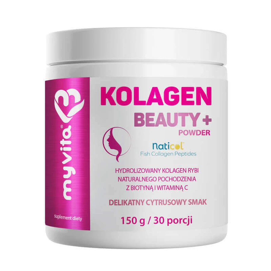 MyVita Collagen Beauty+, цитрусовый вкус, 150 г: цены и характеристики