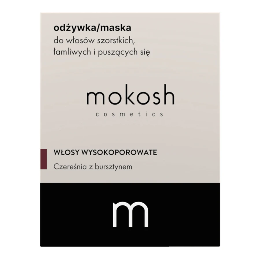 Mokosh, Кондиционер-маска для грубых, жирных и вьющихся волос, вишня с янтарем, 180 мл: цены и характеристики