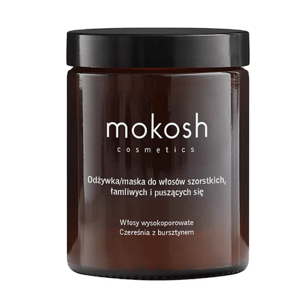 Mokosh, Кондиционер-маска для грубых, жирных и вьющихся волос, вишня с янтарем, 180 мл: цены и характеристики