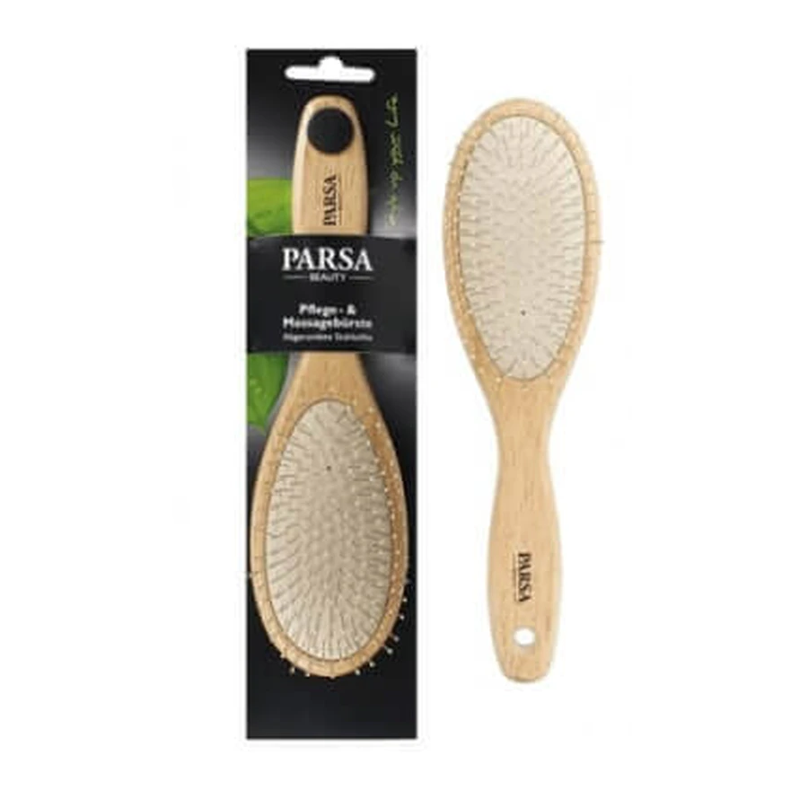 Parsa Beauty Дерев'яна щітка для волосся з металевими штифтами, 1 шт: ціни та характеристики