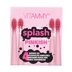 Vitammy Splash, звукові насадки для дитячої зубної щітки, рожеві, від 8 років, 4 штуки: ціни та характеристики