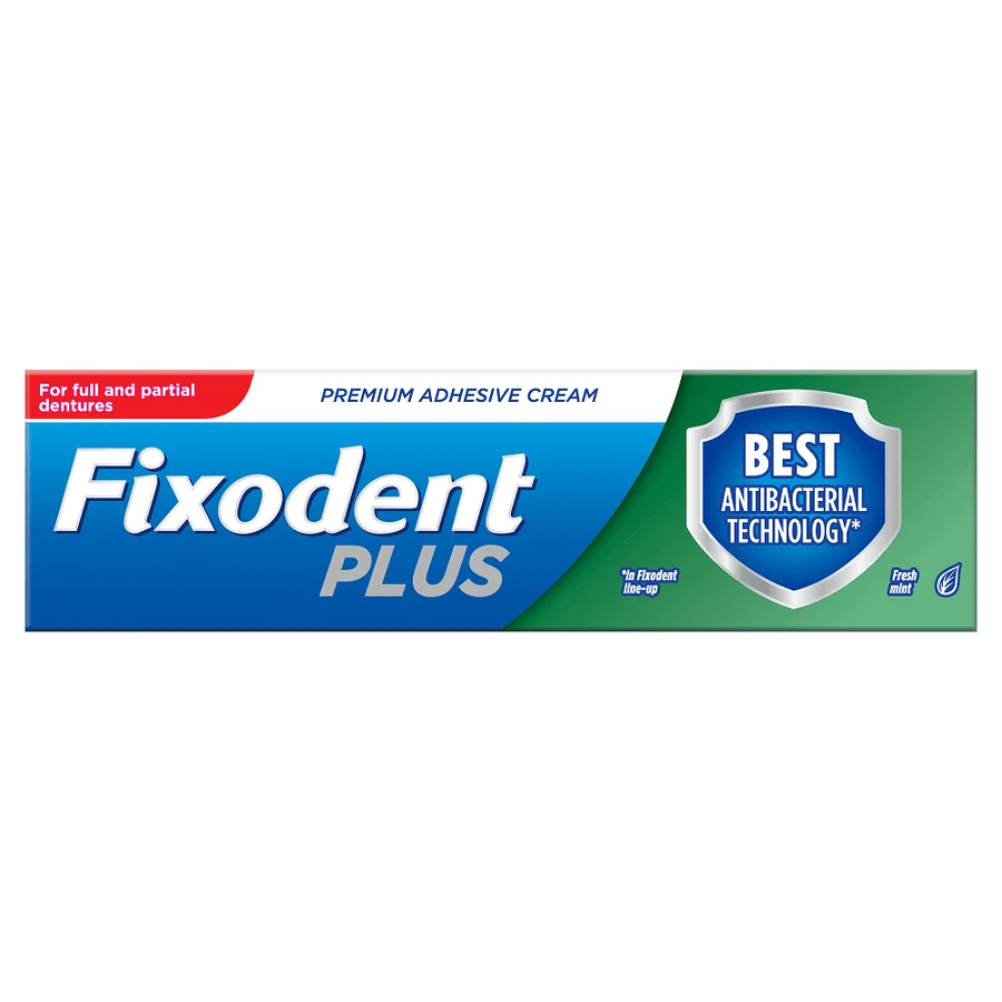 Крем для адгезиву зубних протезів Dual Protect, 40 г, Fixodent Plus: ціни та характеристики