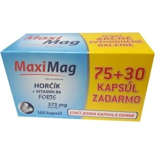 MaxiMag 1×75+30 cps, пищевая добавка
