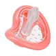 Curaprox Baby, пустышка, силикон, коралловый, размер 0, 0-7 месяцев, 1 шт.