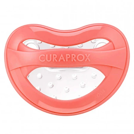 Curaprox Baby, пустышка, силикон, коралловый, размер 0, 0-7 месяцев, 1 шт.: цены и характеристики