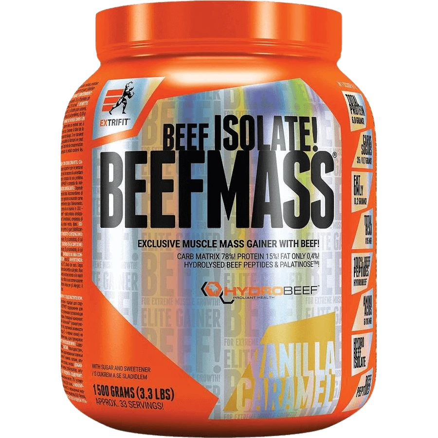 Extrifit BeefMass ванильная карамель 1500 г: цены и характеристики
