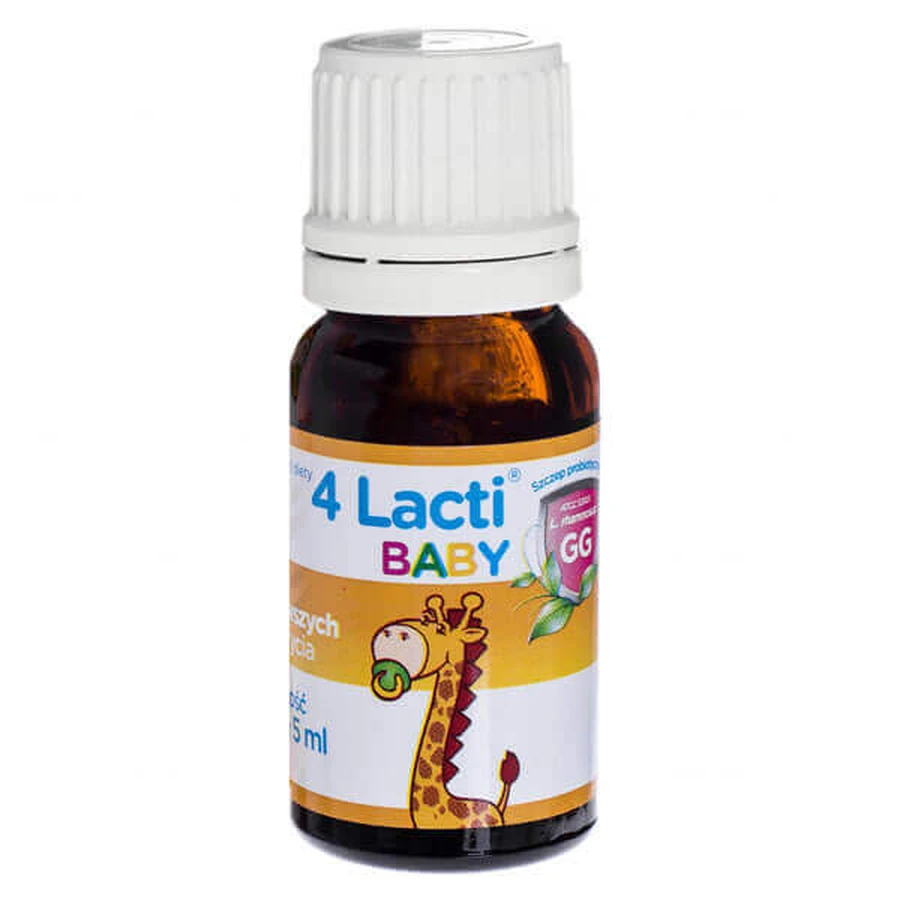 4 Lacti Baby пробиотики с первых дней жизни, 5 мл: цены и характеристики