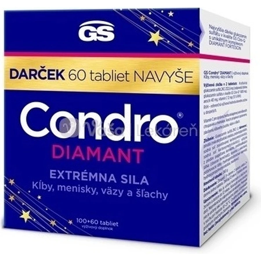 GS Condro DIAMANT 1×160 cps, пищевая добавка: цены и характеристики