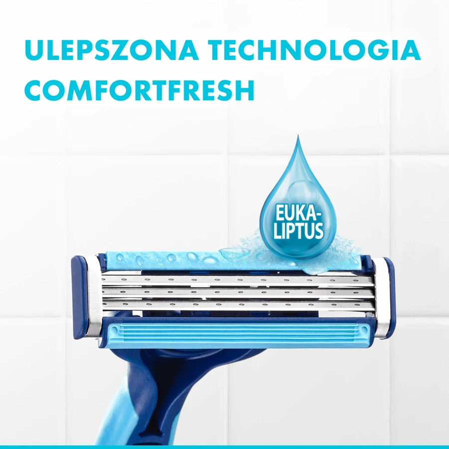Gillette Blue 3 Cool, одноразовые бритвы, 8 штук: цены и характеристики
