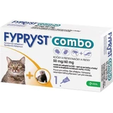 Краплі Фіприст Комбо 50 мг/60 мг KRKA Fypryst Combo для котів та тхорів, 0,5 мл