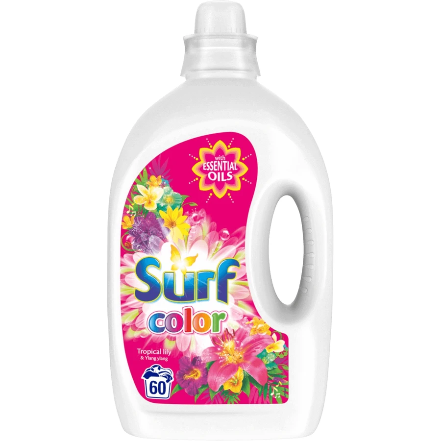Гель для прання Surf Color Тропічна лілія та іланг-іланг 3 л: ціни та характеристики