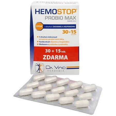 HEMOSTOP SYNBIO - DA VINCI 1×45 cps, дієтична добавка: ціни та характеристики