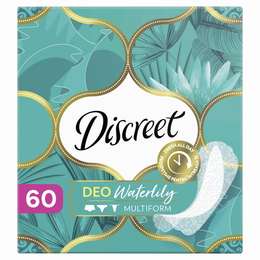 Прокладки гигиенические Discreet, Deo, Waterlily, 60 шт.: цены и характеристики