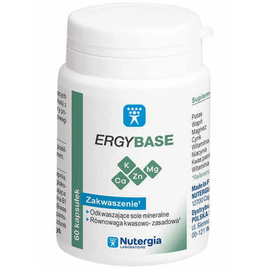 Кислотно-лужний баланс Ergybase Nutergia 60 капсул: ціни та характеристики