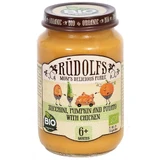 Allnature Rudolfs Органічні кабачки, гарбуз, картопля з куркою 190 г