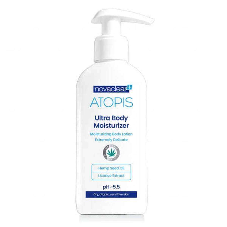 NovaClear Atopis Ultra Body Moisturizer Зволожуючий лосьйон для тіла 500 мл: ціни та характеристики