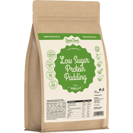 GreenFood Nutrition Швидкий протеїновий десерт без глютену з ваніллю 400 г: ціни та характеристики