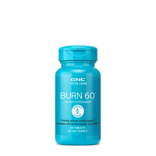 Gnc Total Lean Burn 60, термогенная формула для ускорения метаболизма, 60 тб